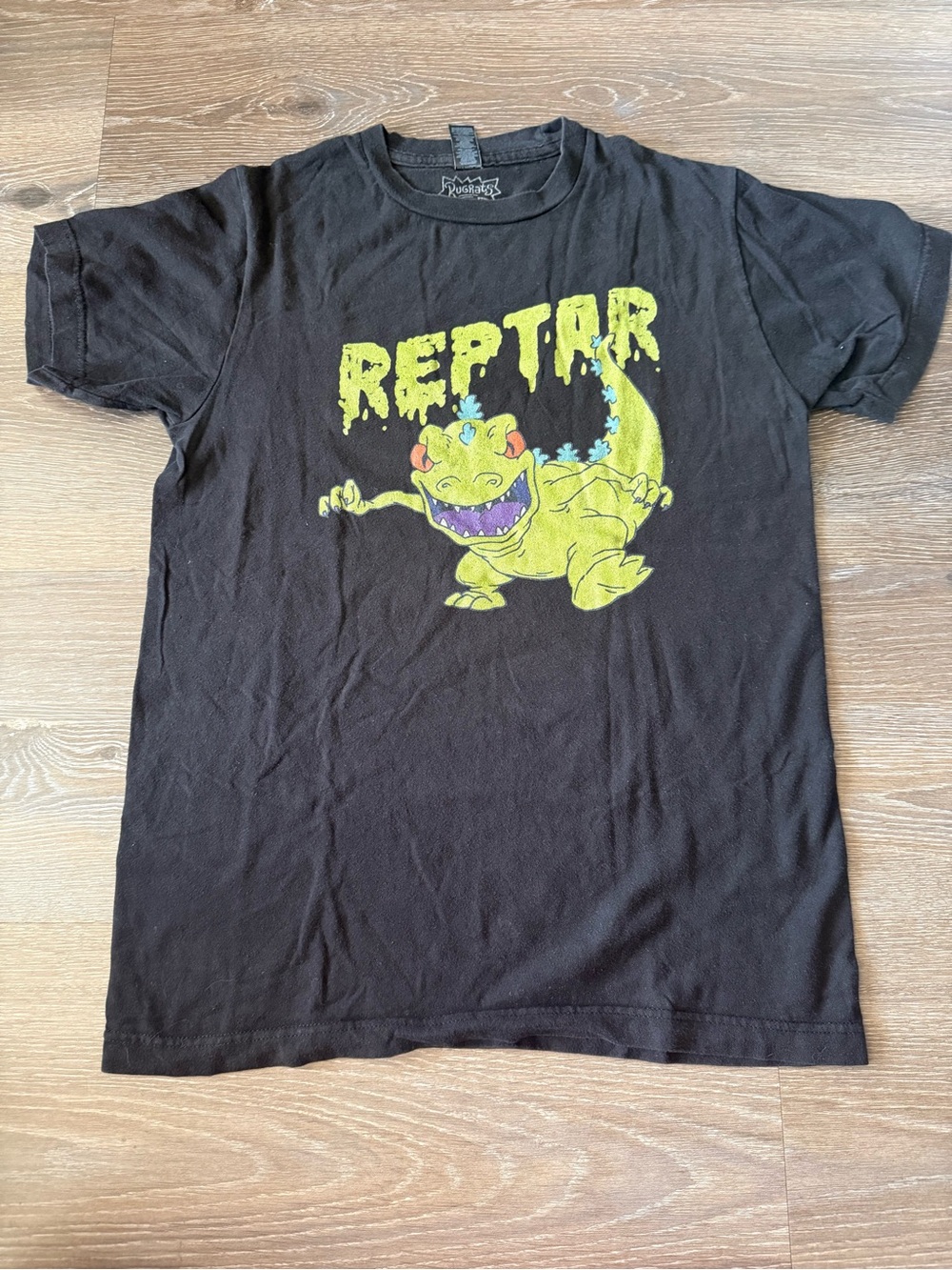 Nickelodeon Reptar Skirt - Black with Neon Green Graphic